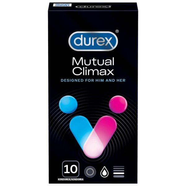 Durex Mutual Climax - Performax Intensiv KondomPakke med 10 stk