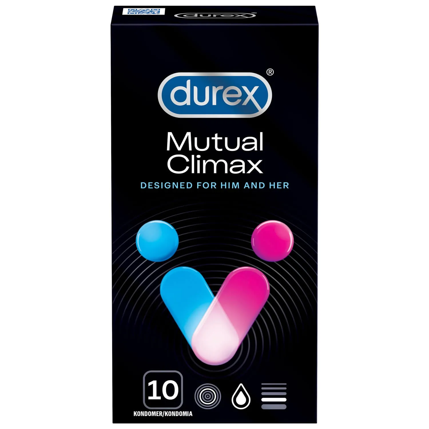 Durex Mutual Climax - Performax Intensiv KondomPakke med 10 stk