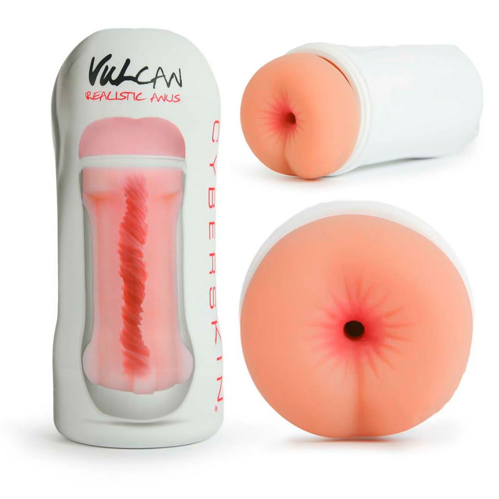 Masturbator Vulcan Realistic AnusHvid / Hudfarve