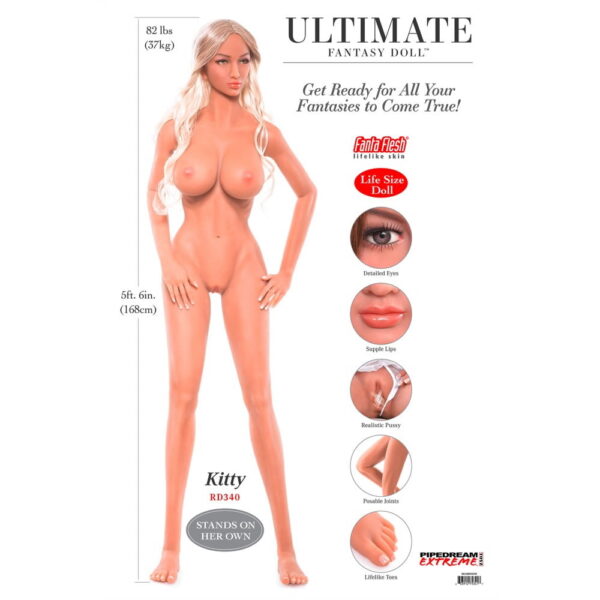 Real Doll Kitty Realistisk ElskovsdukkeOnesize
