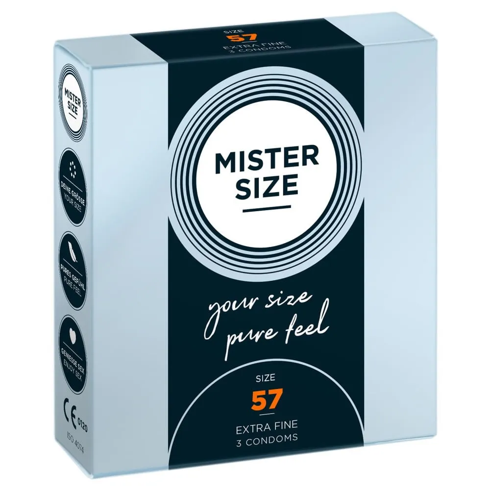 Mister Size 57 mm Medium/Large Kondomer3 stk