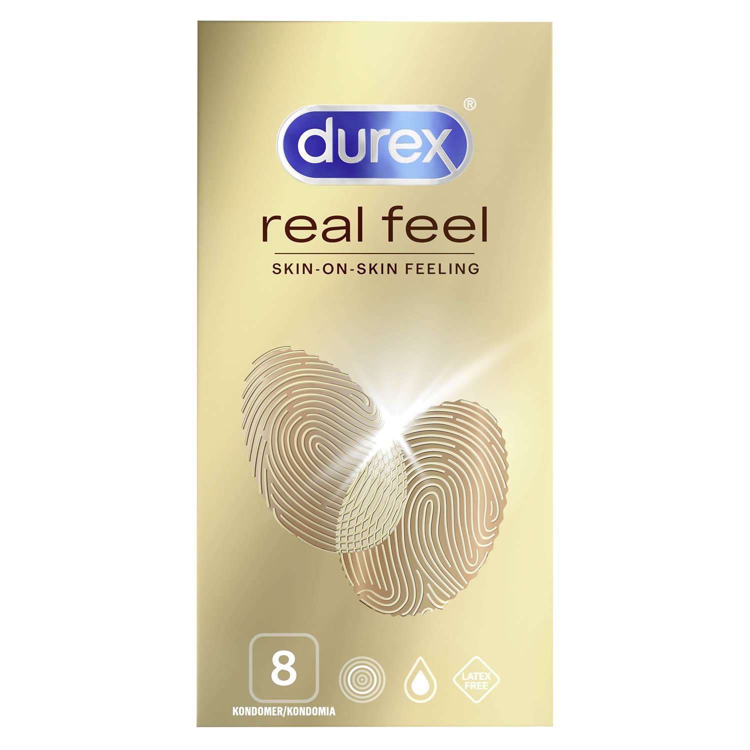 Durex RealFeel Latexfri Kondom8 stk