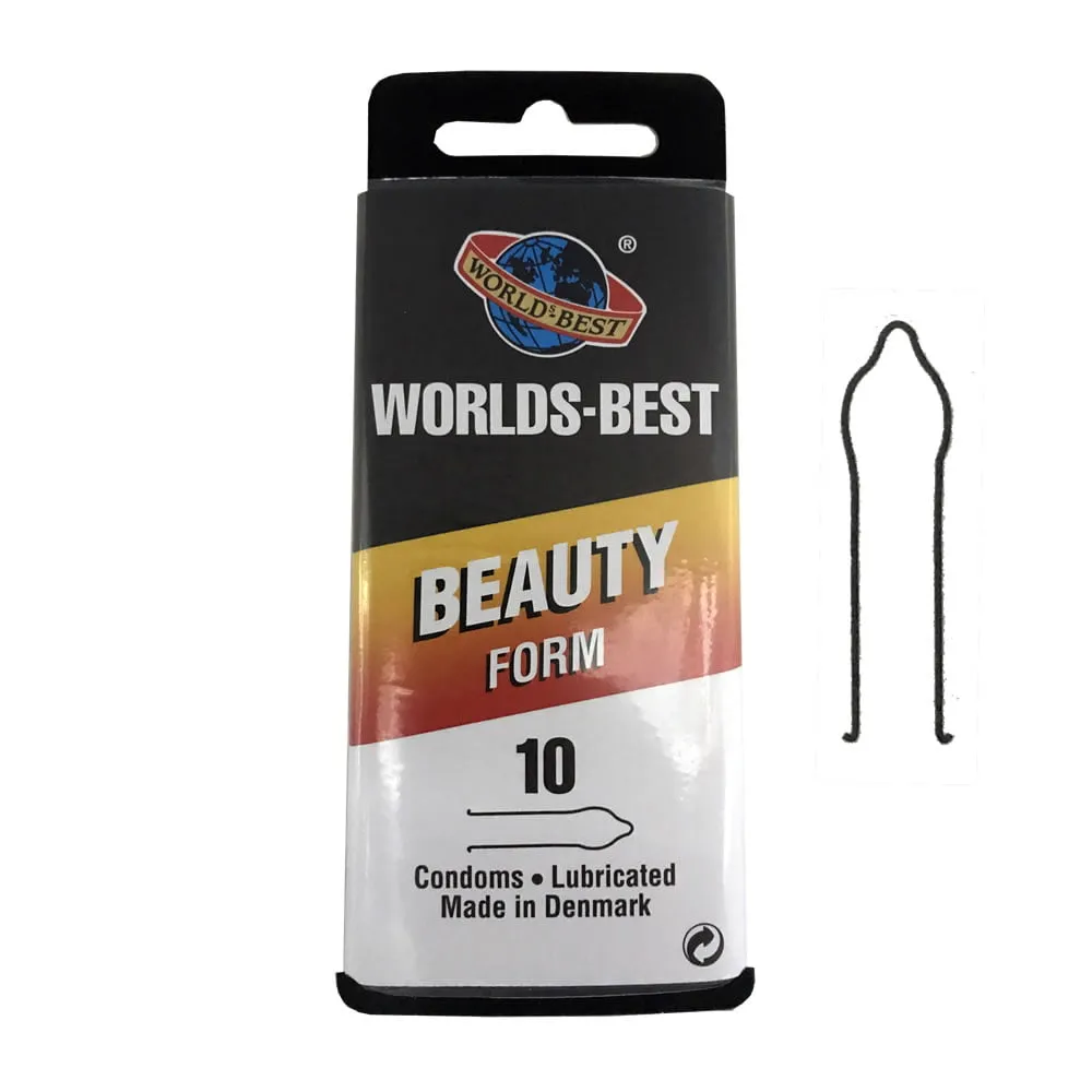 Worlds Best Beauty Form KondomPakke med 10 stk