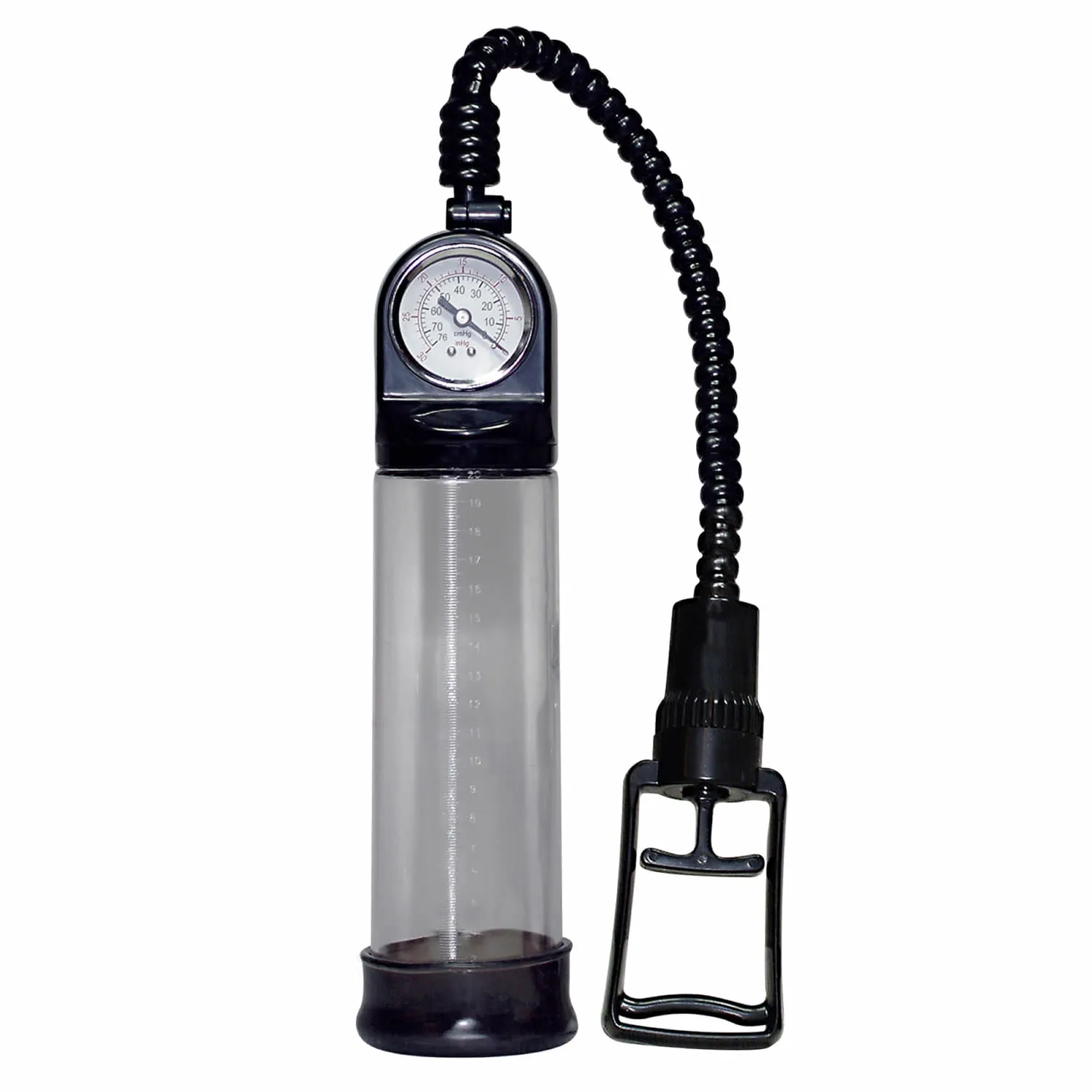 Penispumpe DeluxeSort / Gennemsigtig