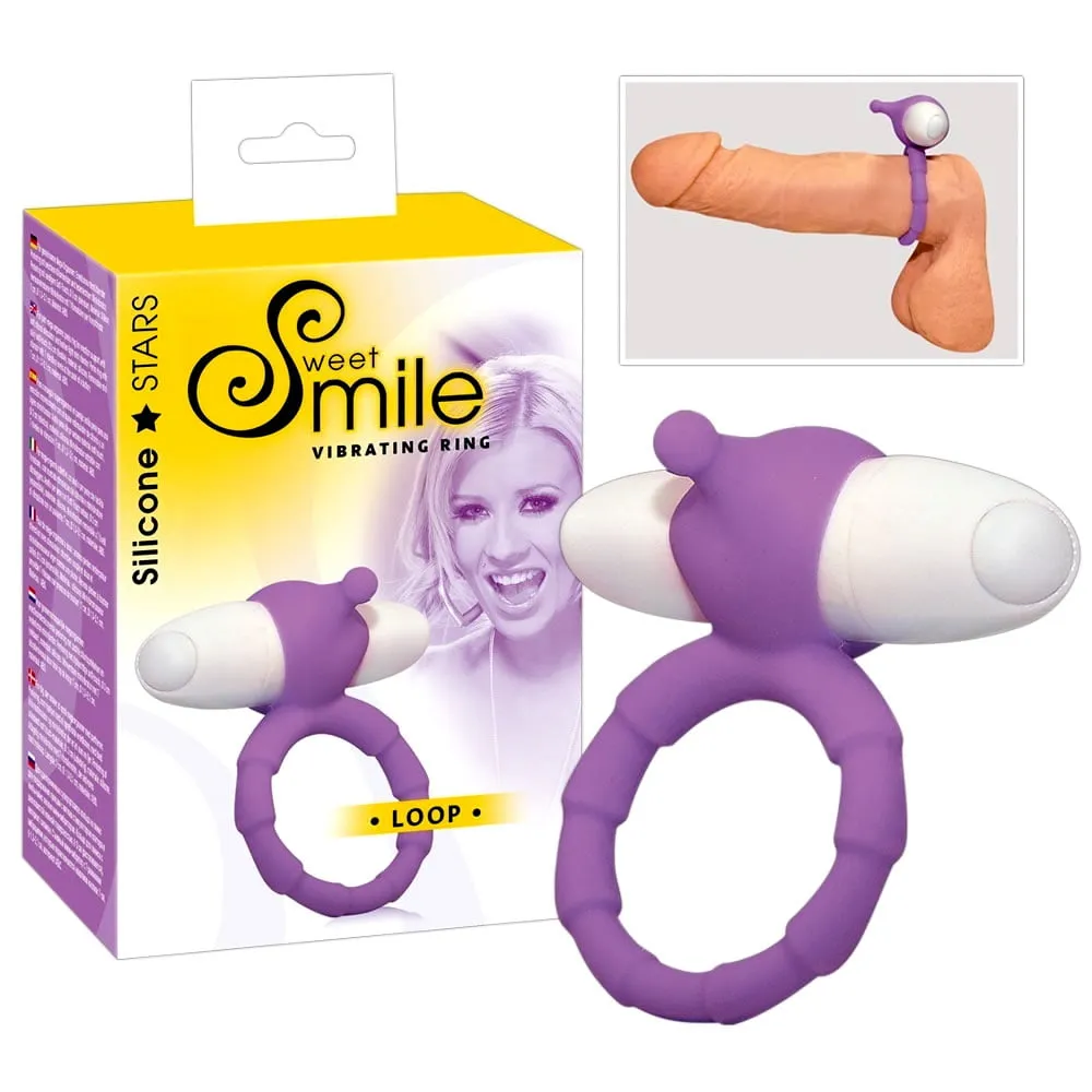 Sweet Smile Loop Vibrator PenisringLilla