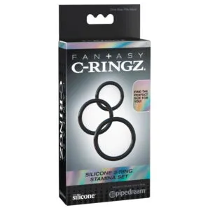 Fantasy C-Ringz Stamina Set – 3 Penisringe i sæt