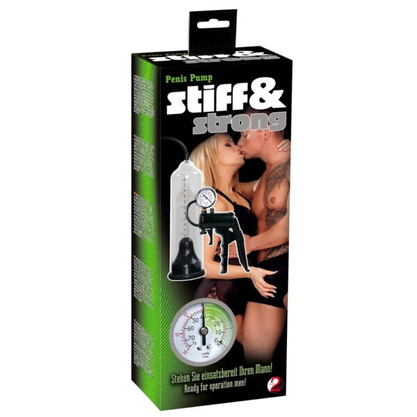 Stiff And Strong PenispumpeSort / Gennemsigtig