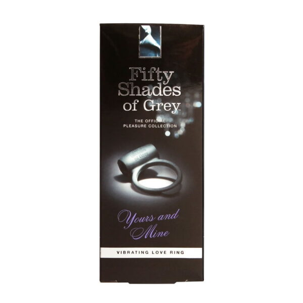 Yours and Mine Penisring med Vibrator - Fifty Shades of GreyGrå