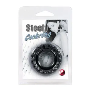 Penisring Steely Cockring med Testikelring