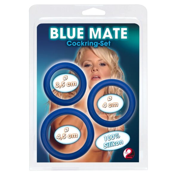 Pensring Sæt Blue MateBlå
