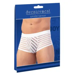 Tight med skinnende hvide striber