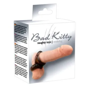 Bad Kitty Penisring og Testikelring af Blødt Materiale