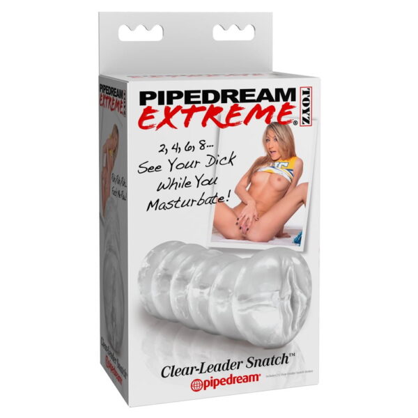 Pipedream Clear-Leader Snatch MasturbatorTransparent