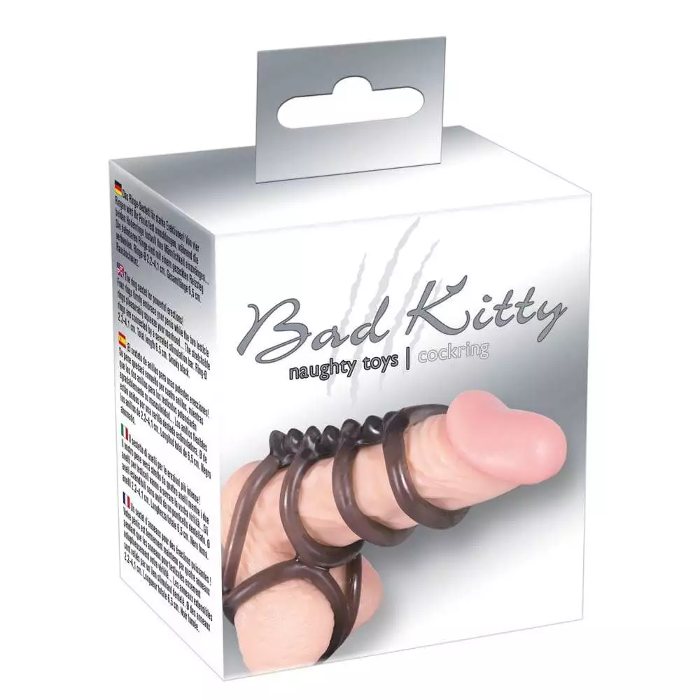 Bad Kitty Penis- og Testikelringe - Billede 5