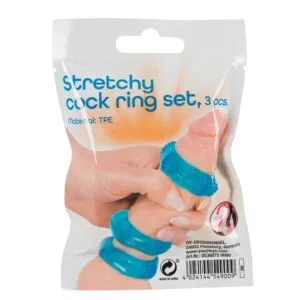 Stretchy Cock Ring Sæt med 3 Penisringe