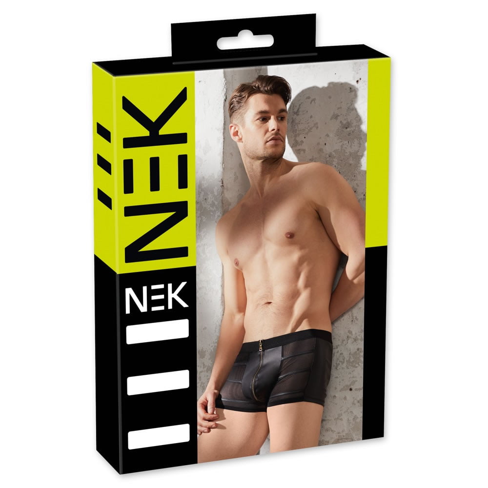 Herre Tights med Powernet og WetlookXL
