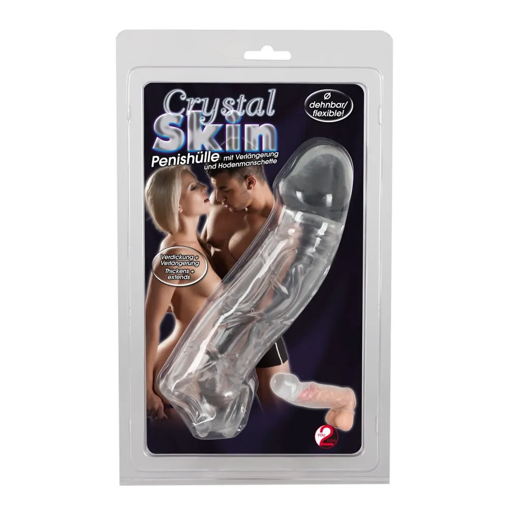 Crystal Skin Penis Sleeve (Hylster)Transparent