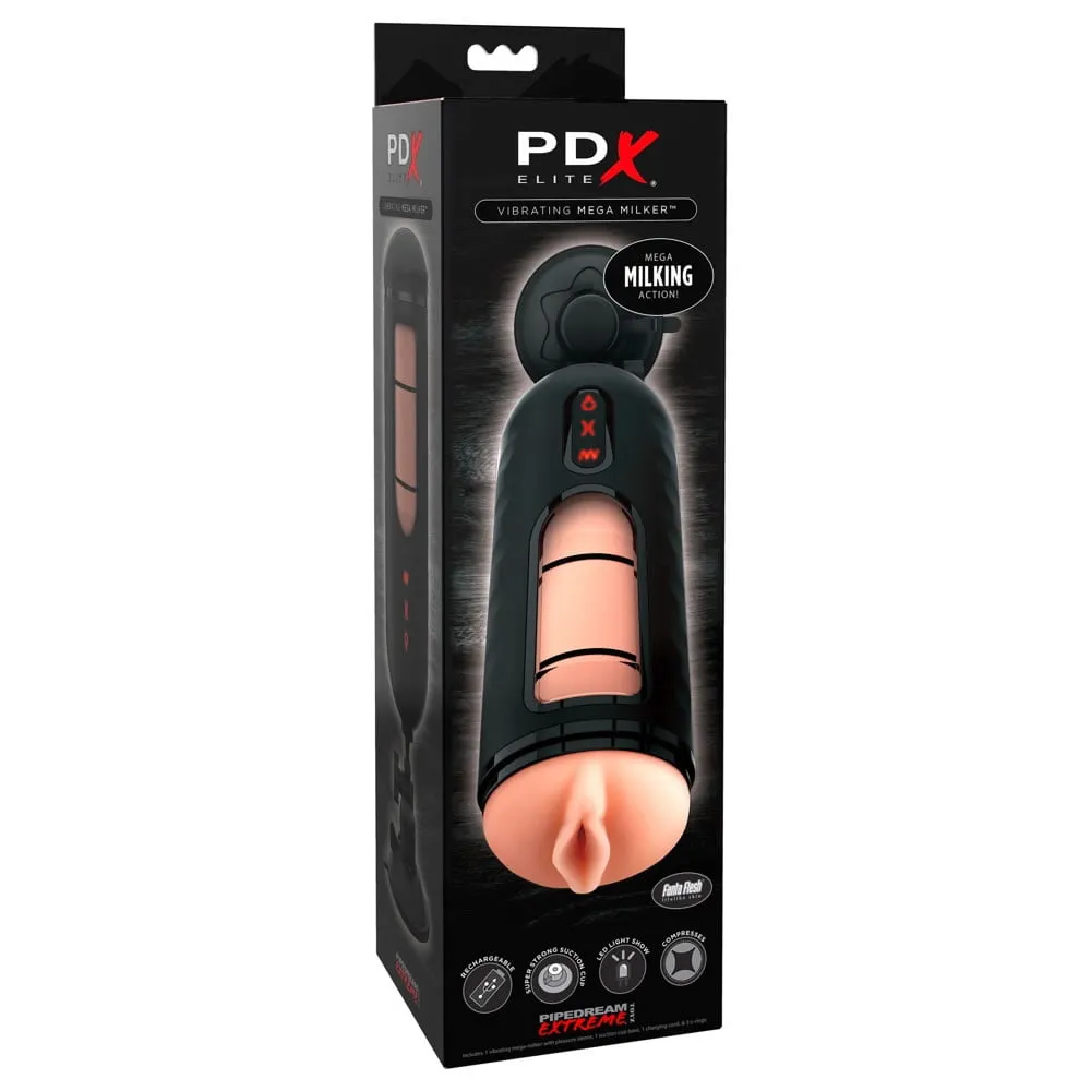 Masturbator PDX Elite Vibrating Mega MilkerSort / Hud