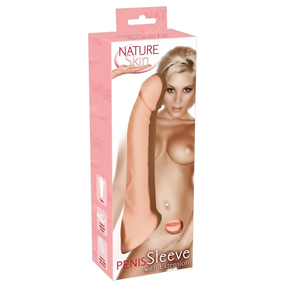 Nature Skin Penis Sleeve Extension PenishylsterHudfarve