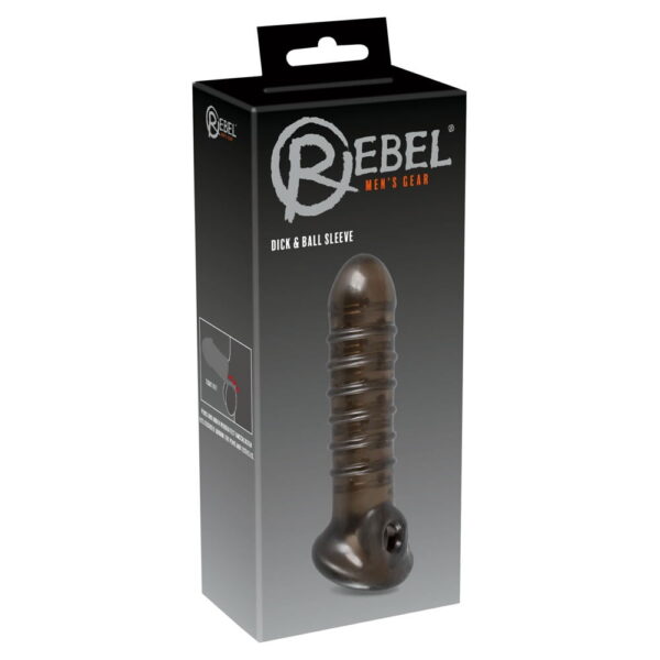 Rebel Penishylster med RillerOnesize