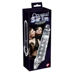 Crystal Skin Penishylster med Testikelring