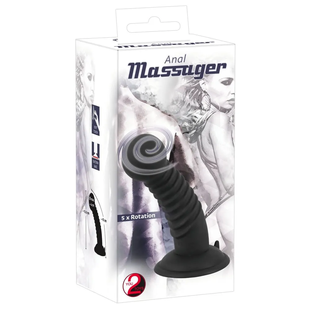 Anal Massager Analvibrator med SugekopSort