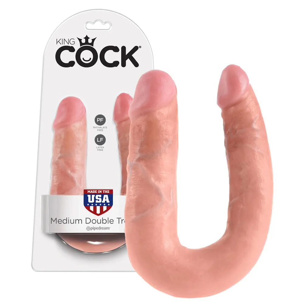 King Cock Double Trouble DildoHudfarve