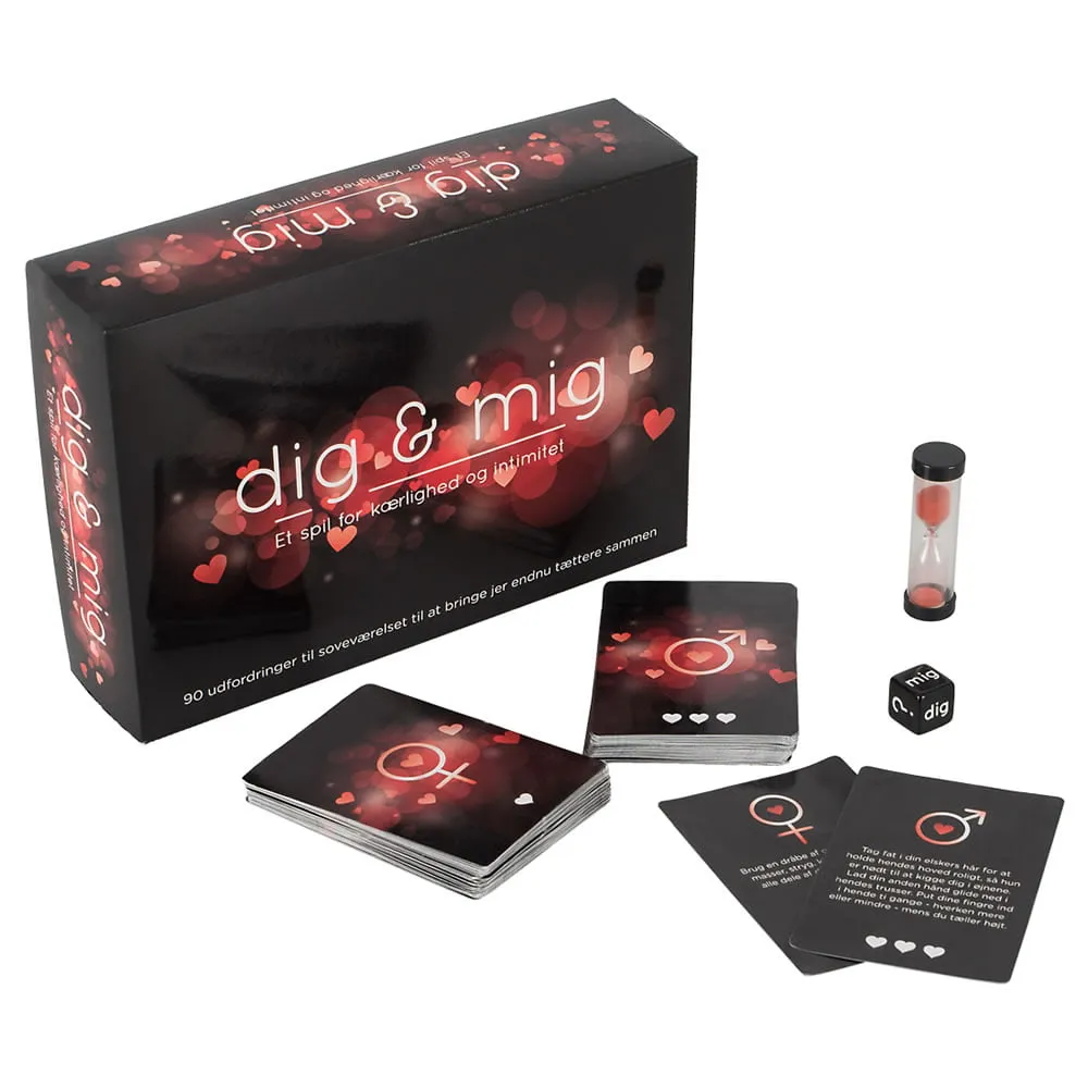 Dig & Mig erotisk brætspil for parDansk Version