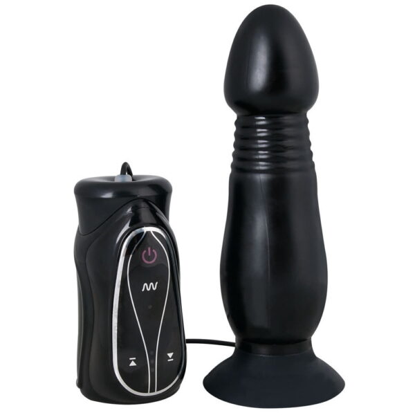 Anal Pusher Anal Plug med Stødefunktion og Vibration - Image 2