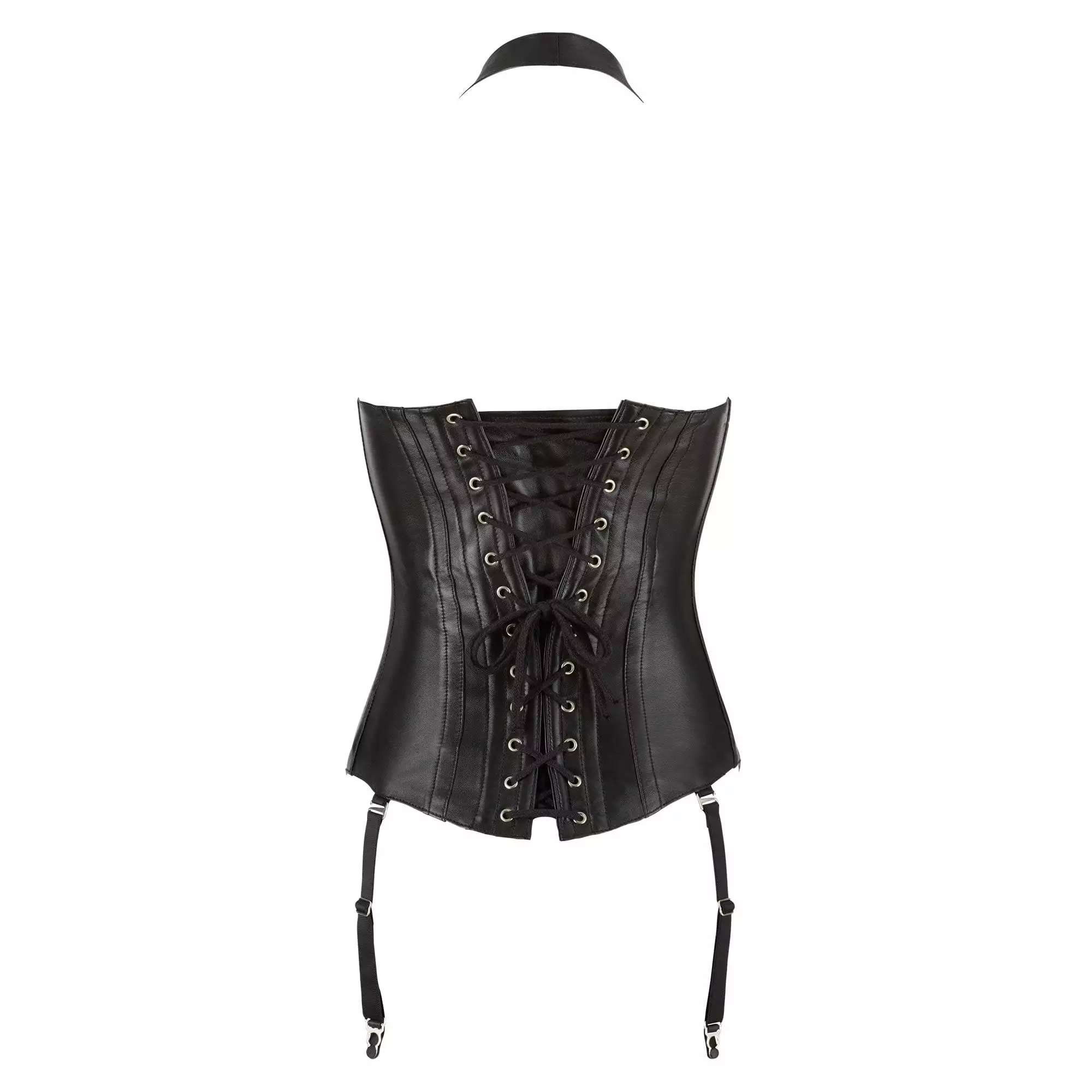 Corsage med Spænder i ægte læder (biker-style) - Billede 8