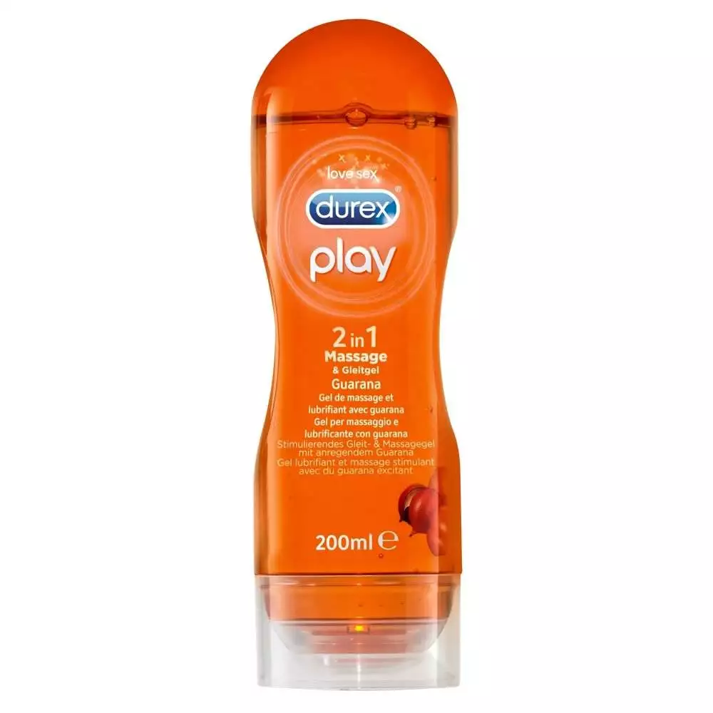 Durex Play Guarana 2-i-1 Massageolie & Glidecreme200 ml