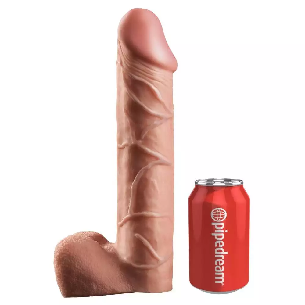 King Cock Strap-On Dildo og Penis Sleeve med Realistisk Look - Billede 2