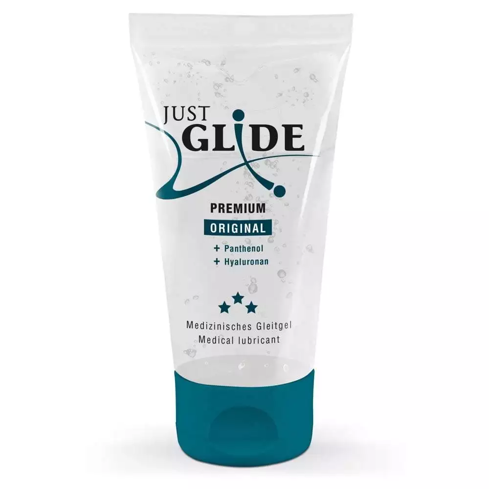 Just Glide Premium Glidecreme med Panthenol og Hyaluronsyre50 ml