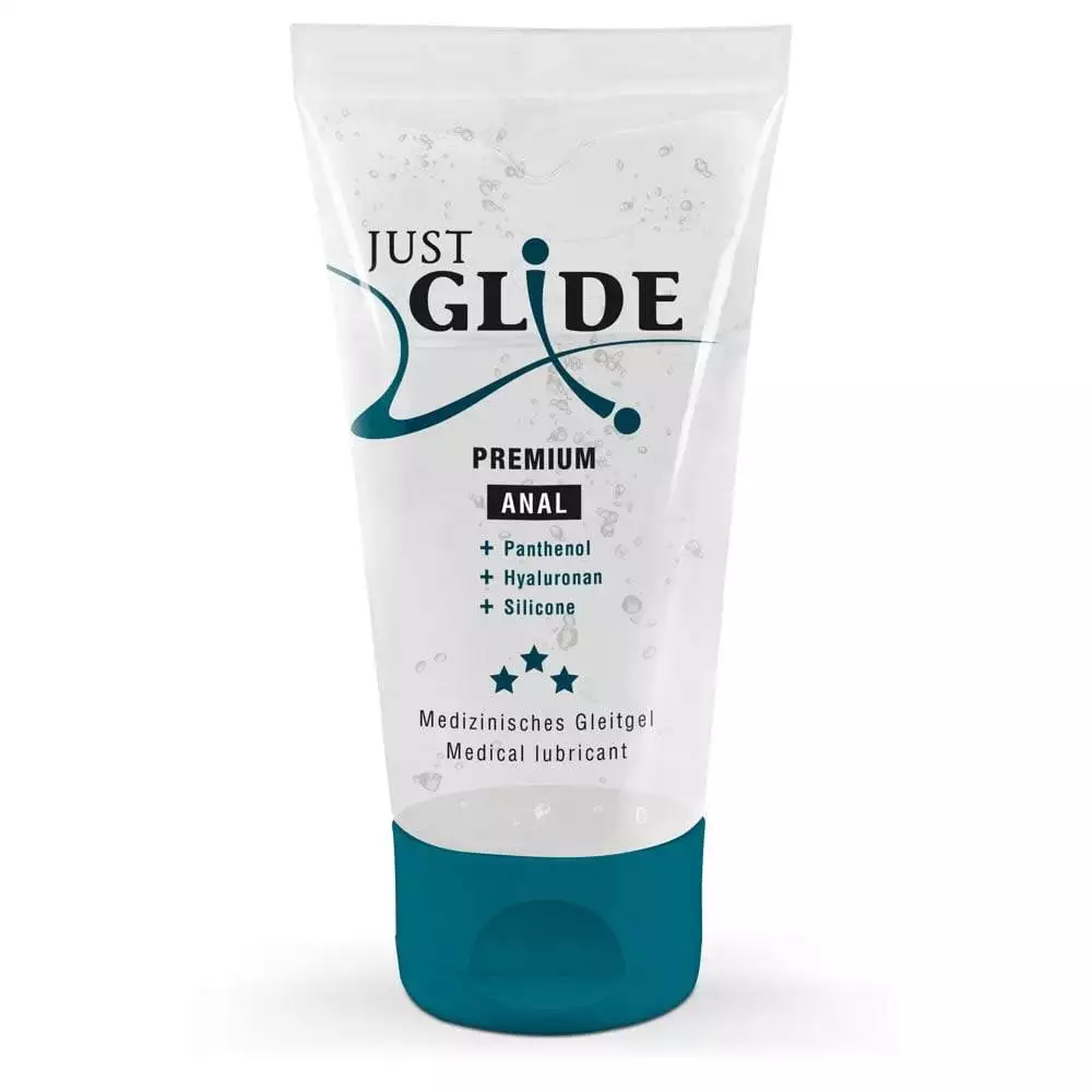 Just Glide Premium Anal Glidecreme med Panthenol og Hyaluronsyre50 ml