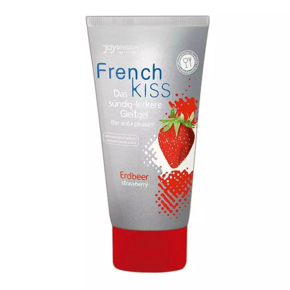 French Kiss Vandbaseret glidecreme med Jordbær Aroma75 ml