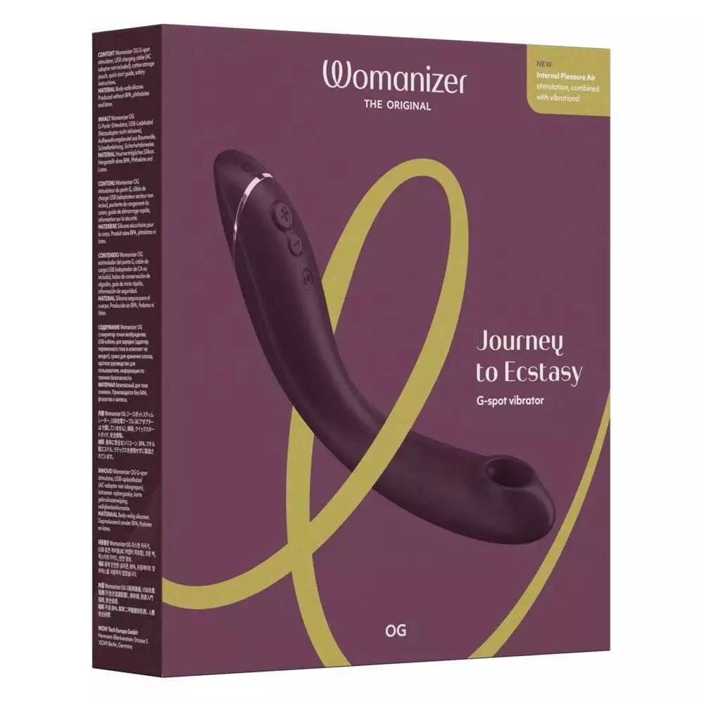 Womanizer OG Suction VibratorMørkerød