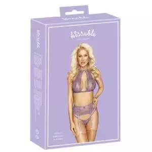 Kissable Lingeri Sæt i Lilla Blonder