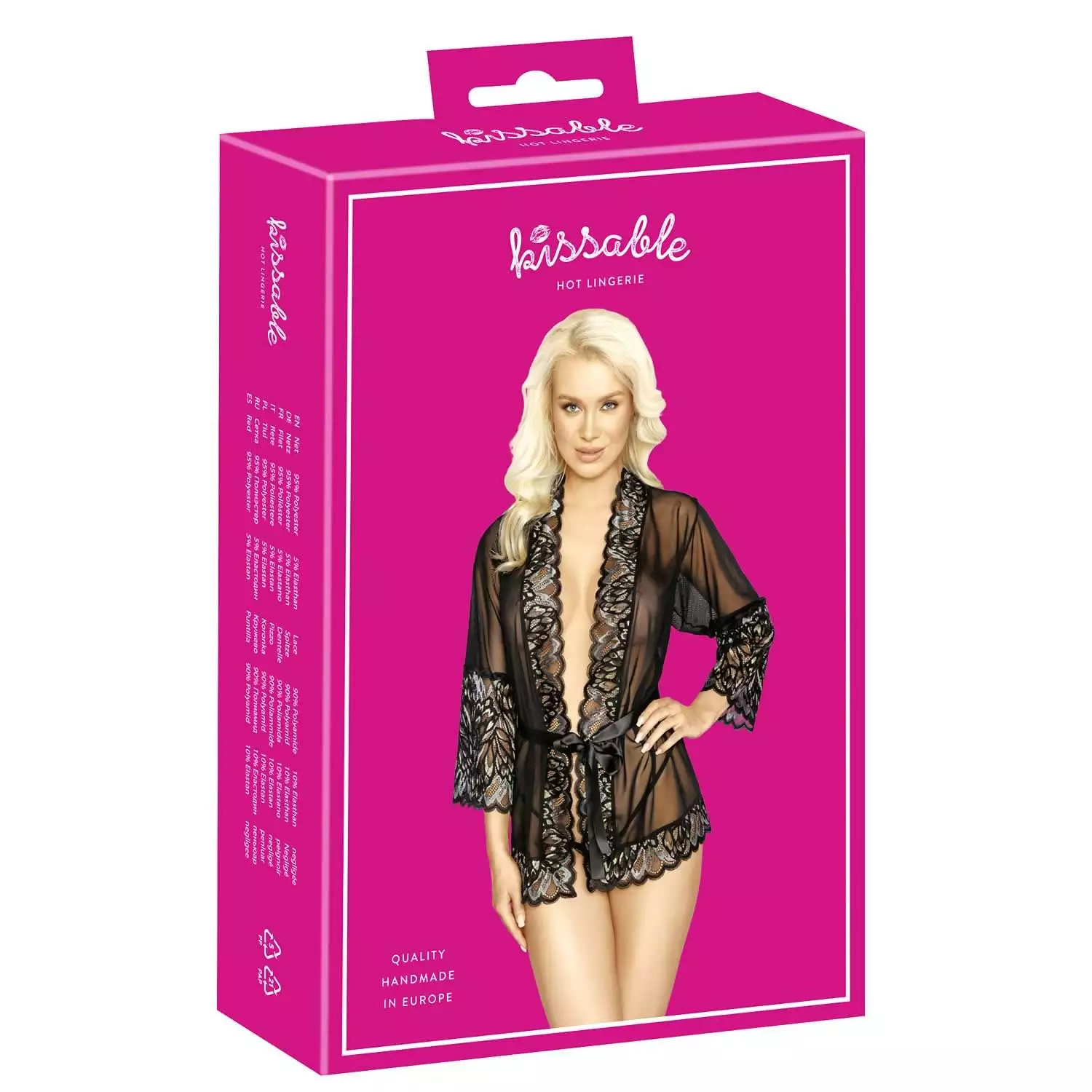 Kissable Kimono af Blonder og TylL/XL