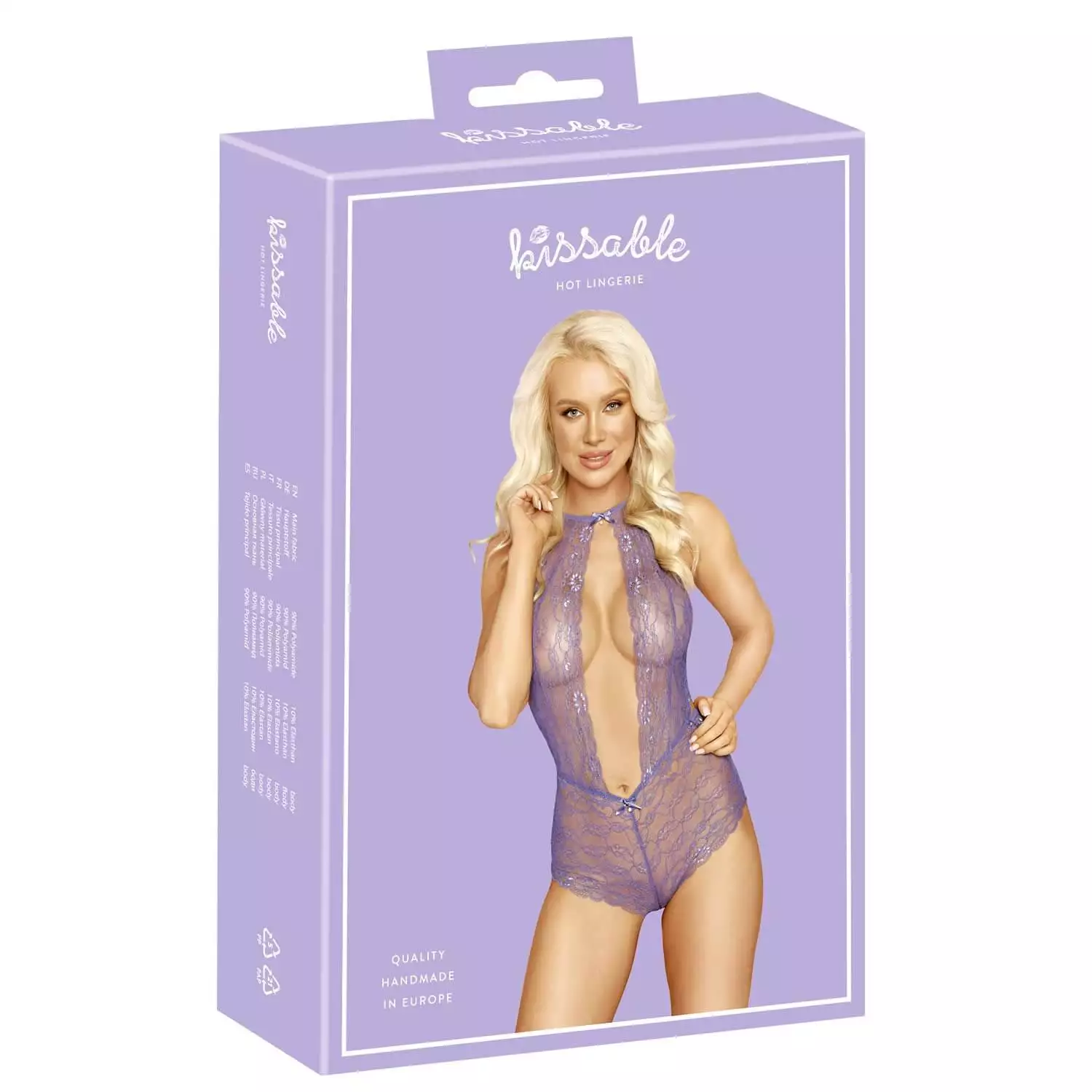 Kissable Blonde Body i LavendelL/XL