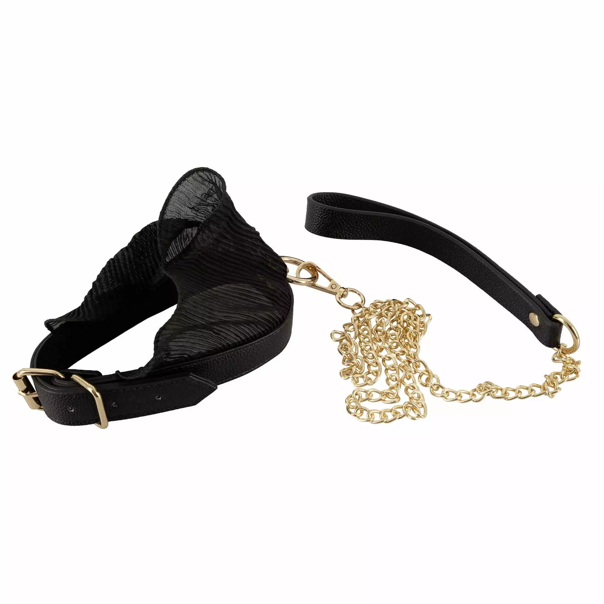Bad Kitty Bondage Sæt med Flæser og Guldkæder - Billede 4