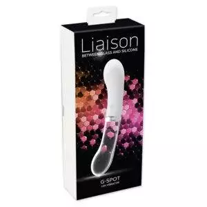 Liaison G-Spot Silikone og Glas Vibrator med LED Lys