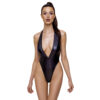 Wetlook Body med Dyb Udskæring - Image 2