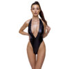 Wetlook Body med Dyb Udskæring - Image 4