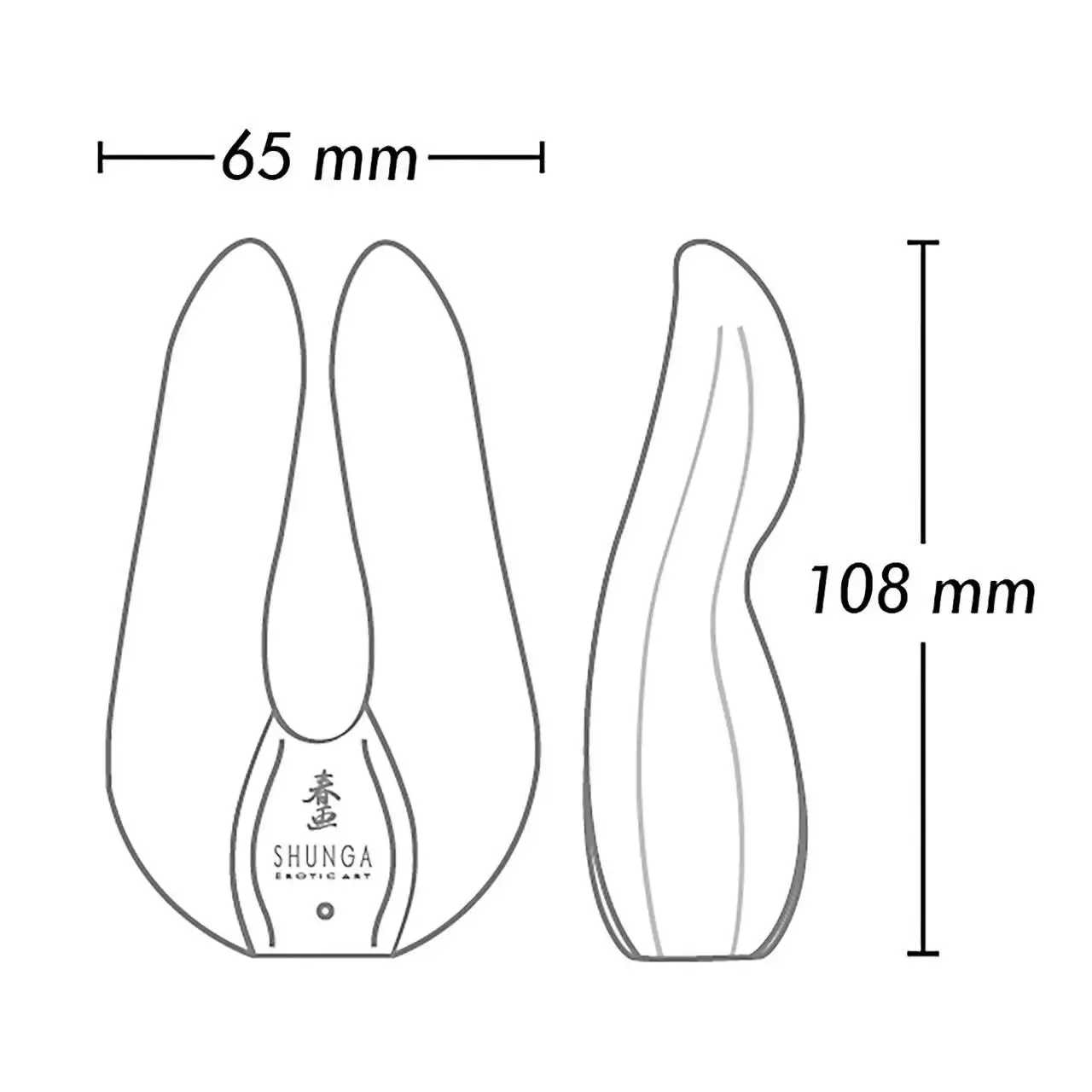 Shunga Aiko Dobbelt og Par Vibrator - Billede 16