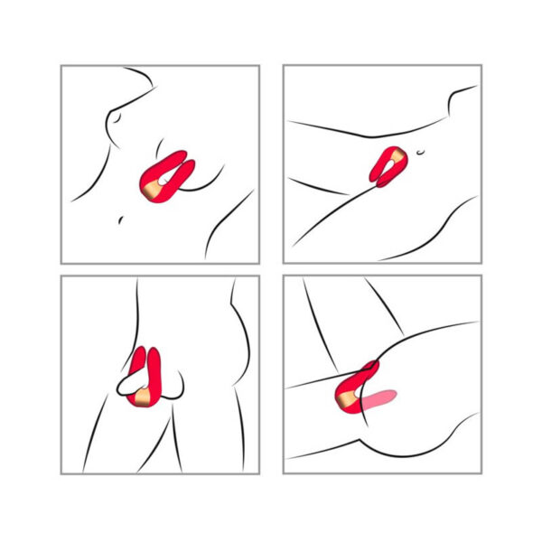 Shunga Aiko Dobbelt og Par Vibrator - Image 17