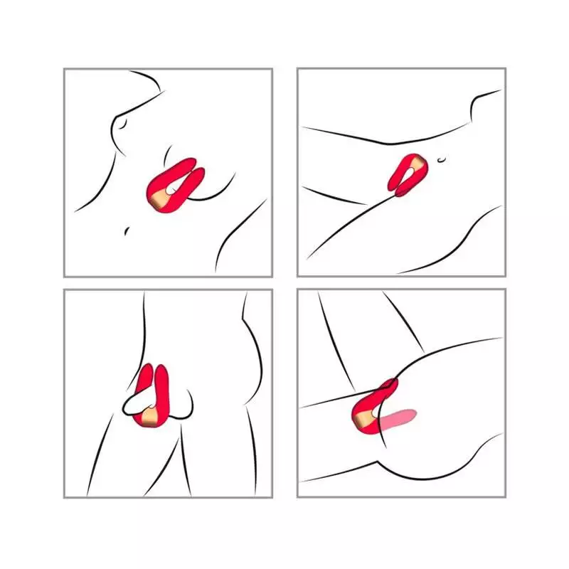 Shunga Aiko Dobbelt og Par Vibrator - Billede 17