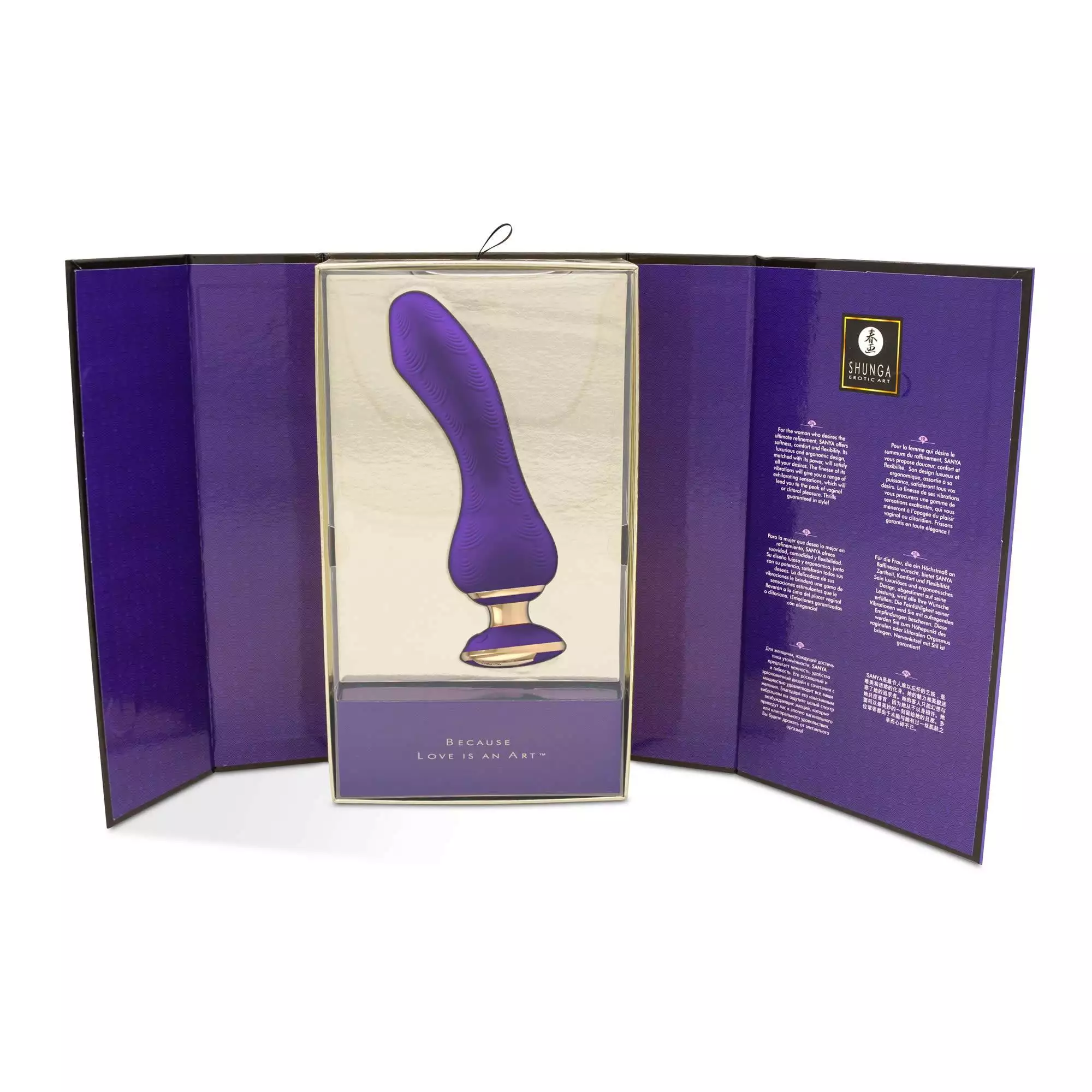 Shunga Sanya Vibrator med Ergonomisk Greb - Billede 12