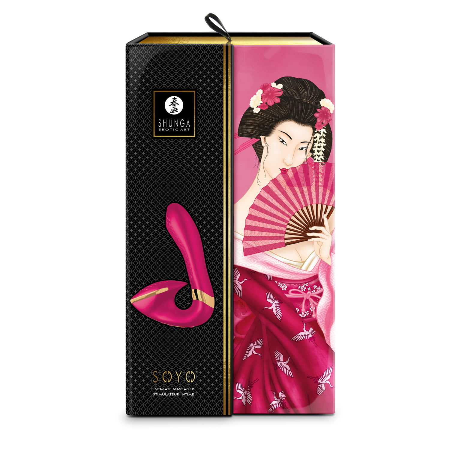 Shunga Soyo Rabbit Vibrator med 2 MotorerRød