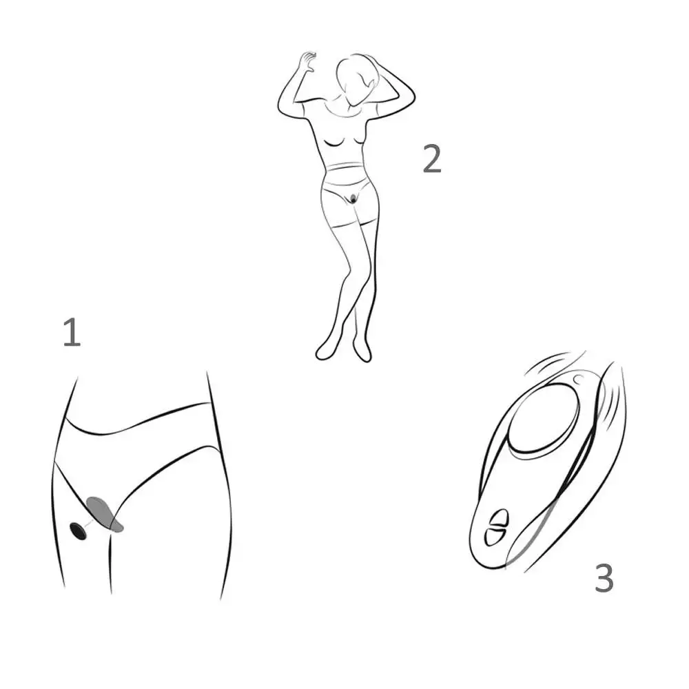 We-Vibe Moxie+ Trusse Vibrator med App og Fjernbetjening - Billede 9