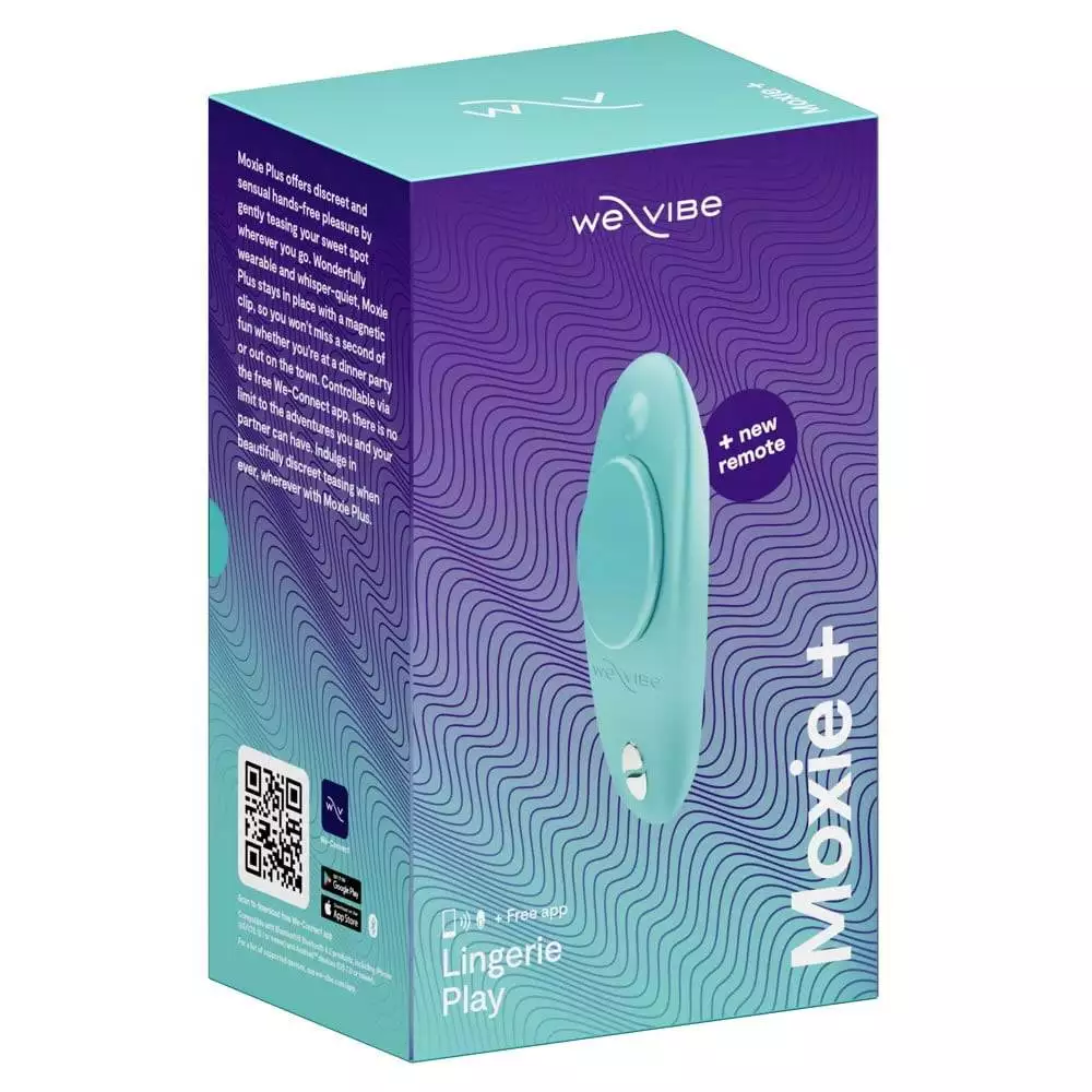 We-Vibe Moxie+ Trusse Vibrator med App og FjernbetjeningTurkis
